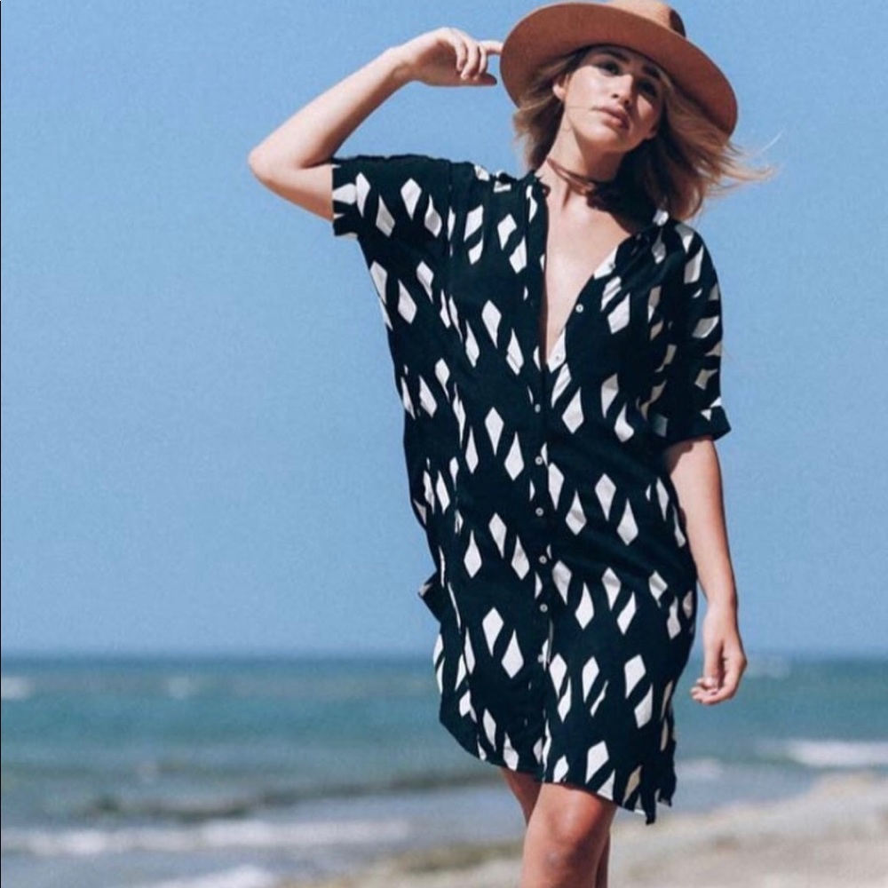 Ava Sky Dress or Tunic Top